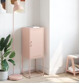 VidaXL Hoge kast 36x39x107 cm staal roze