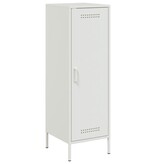 VidaXL Hoge kast 36x39x113 cm staal wit