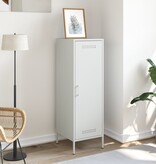 VidaXL Hoge kast 36x39x113 cm staal wit
