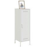 VidaXL Hoge kast 36x39x113 cm staal wit