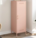 VidaXL Hoge kast 36x39x113 cm staal roze