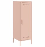 VidaXL Hoge kast 36x39x113 cm staal roze