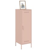 VidaXL Hoge kast 36x39x113 cm staal roze