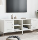 VidaXL Tv-meubelen 2 st 68x39x50,5 cm staal wit
