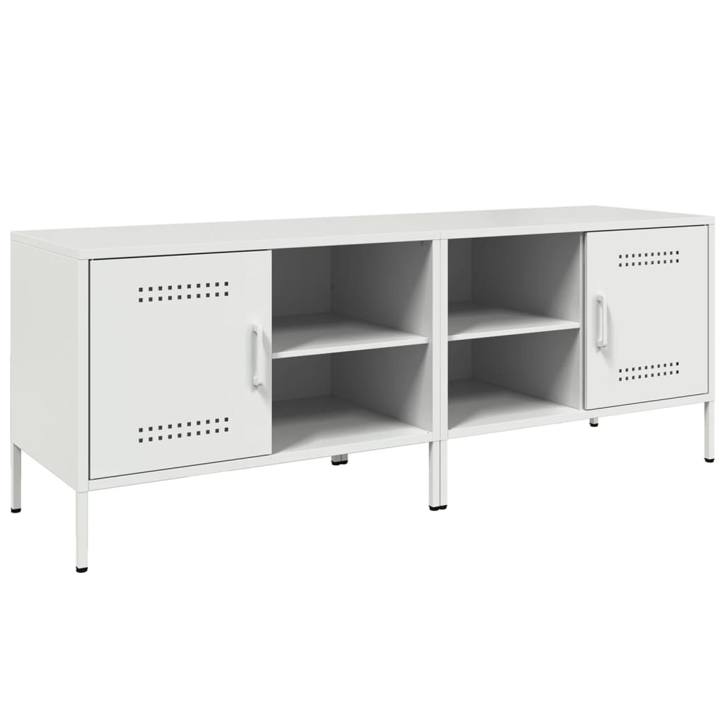 VidaXL Tv-meubelen 2 st 68x39x50,5 cm staal wit