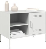 VidaXL Tv-meubelen 2 st 68x39x50,5 cm staal wit