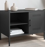 VidaXL Tv-meubel 68x39x50,5 cm staal zwart