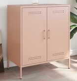 VidaXL Dressoir 68x39x79 cm staal roze