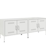 VidaXL Tv-meubelen 2 st 68x39x50,5 cm staal wit