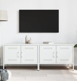 VidaXL Tv-meubelen 2 st 68x39x50,5 cm staal wit