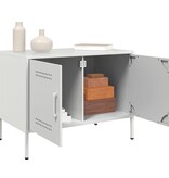 VidaXL Tv-meubelen 2 st 68x39x50,5 cm staal wit