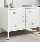 VidaXL Tv-meubel 68x39x50,5 cm staal wit