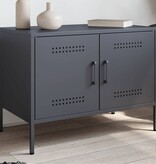VidaXL Tv-meubel 68x39x50,5 cm staal antracietkleurig