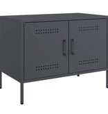 VidaXL Tv-meubel 68x39x50,5 cm staal antracietkleurig