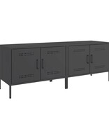 VidaXL Tv-meubelen 2 st 68x39x50,5 cm staal zwart