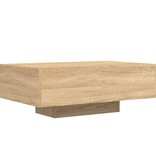 VidaXL Salontafel met LED-verlichting 85x55x31 cm sonoma eikenkleurig