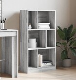VidaXL Boekenkast 57x28,5x107,5 cm bewerkt hout grijs sonoma eiken
