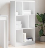 VidaXL Boekenkast 57x28,5x107,5 cm bewerkt hout wit