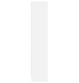 VidaXL Boekenkast 57x28,5x107,5 cm bewerkt hout wit