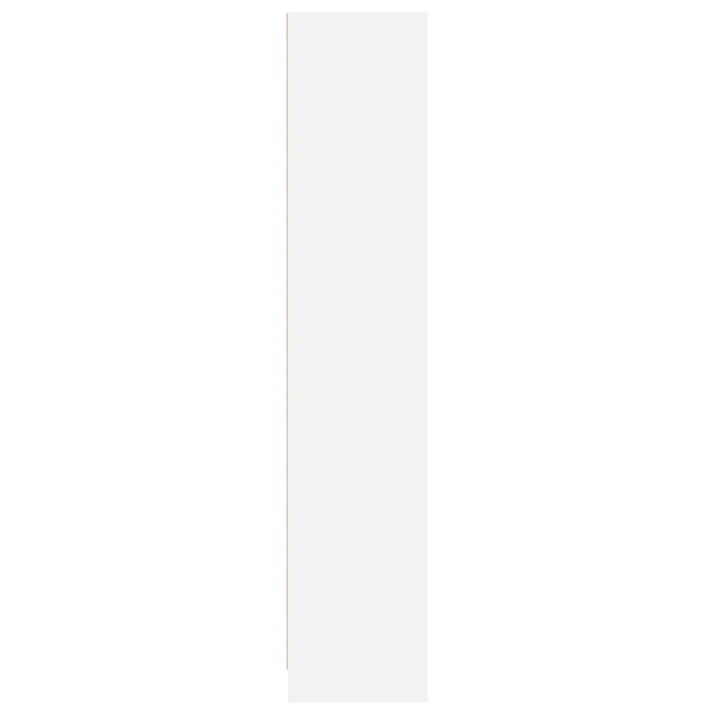 VidaXL Boekenkast 57x28,5x107,5 cm bewerkt hout wit
