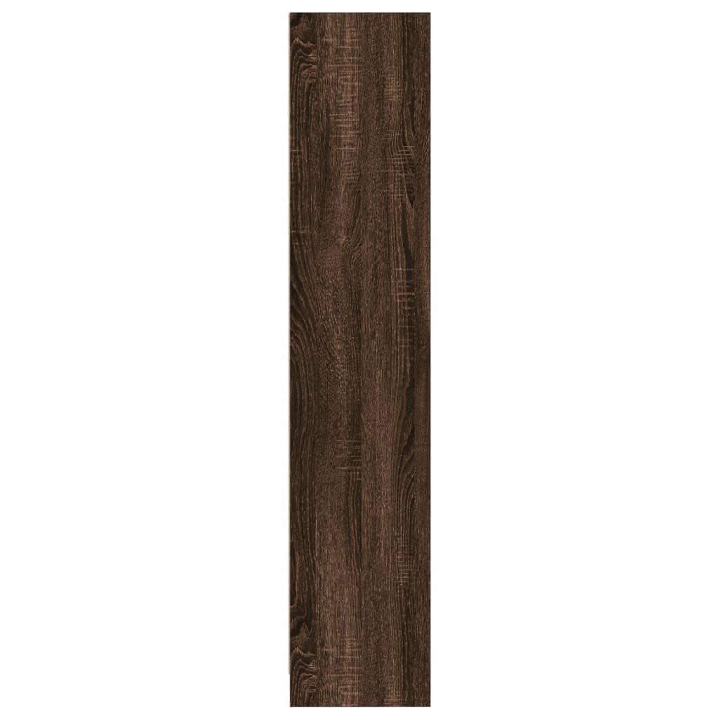 VidaXL Boekenkast 57x28,5x141 cm bewerkt hout bruin eikenkleurig