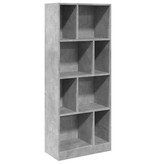 VidaXL Boekenkast 57x28,5x141 cm bewerkt hout betongrijs