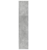 VidaXL Boekenkast 57x28,5x141 cm bewerkt hout betongrijs