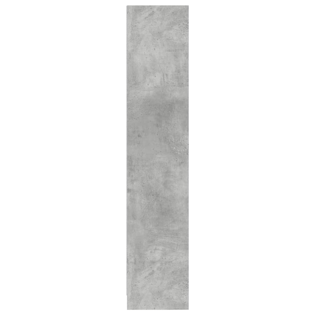 VidaXL Boekenkast 57x28,5x141 cm bewerkt hout betongrijs