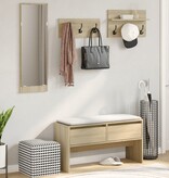 VidaXL 4-delige Halmeubelset bewerkt hout sonoma eikenkleurig