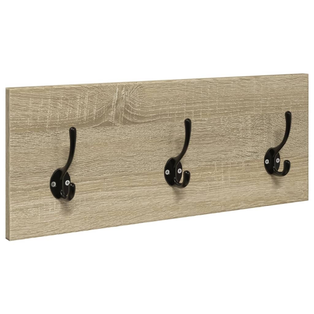 VidaXL 4-delige Halmeubelset bewerkt hout sonoma eikenkleurig