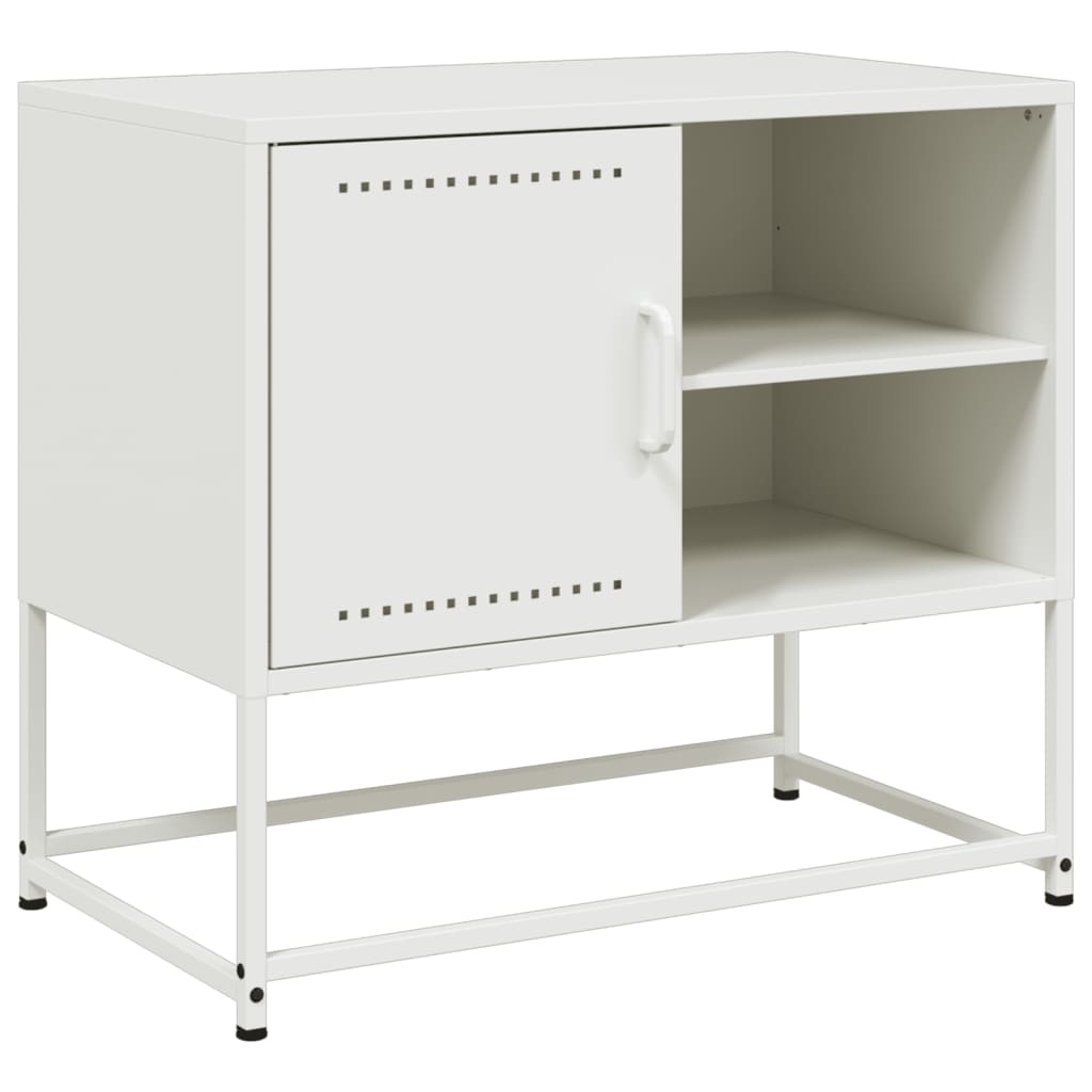VidaXL Tv-meubel 100,5x39x60,5 cm staal olijfgroen