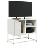 VidaXL Tv-meubel 100,5x39x60,5 cm staal olijfgroen