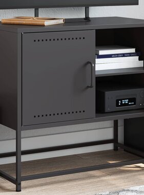 VidaXL Hoge kast 100,5x39x107 cm staal olijfgroen