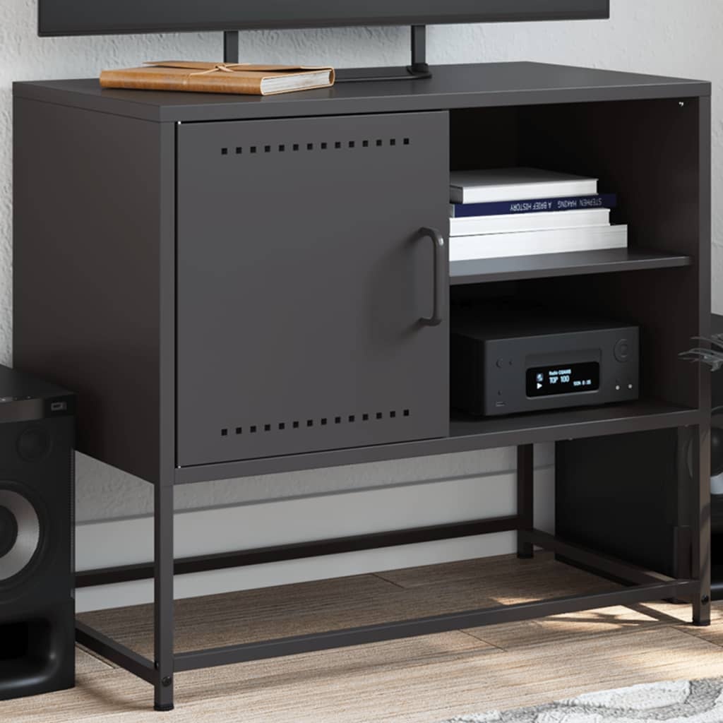 VidaXL Hoge kast 100,5x39x107 cm staal olijfgroen