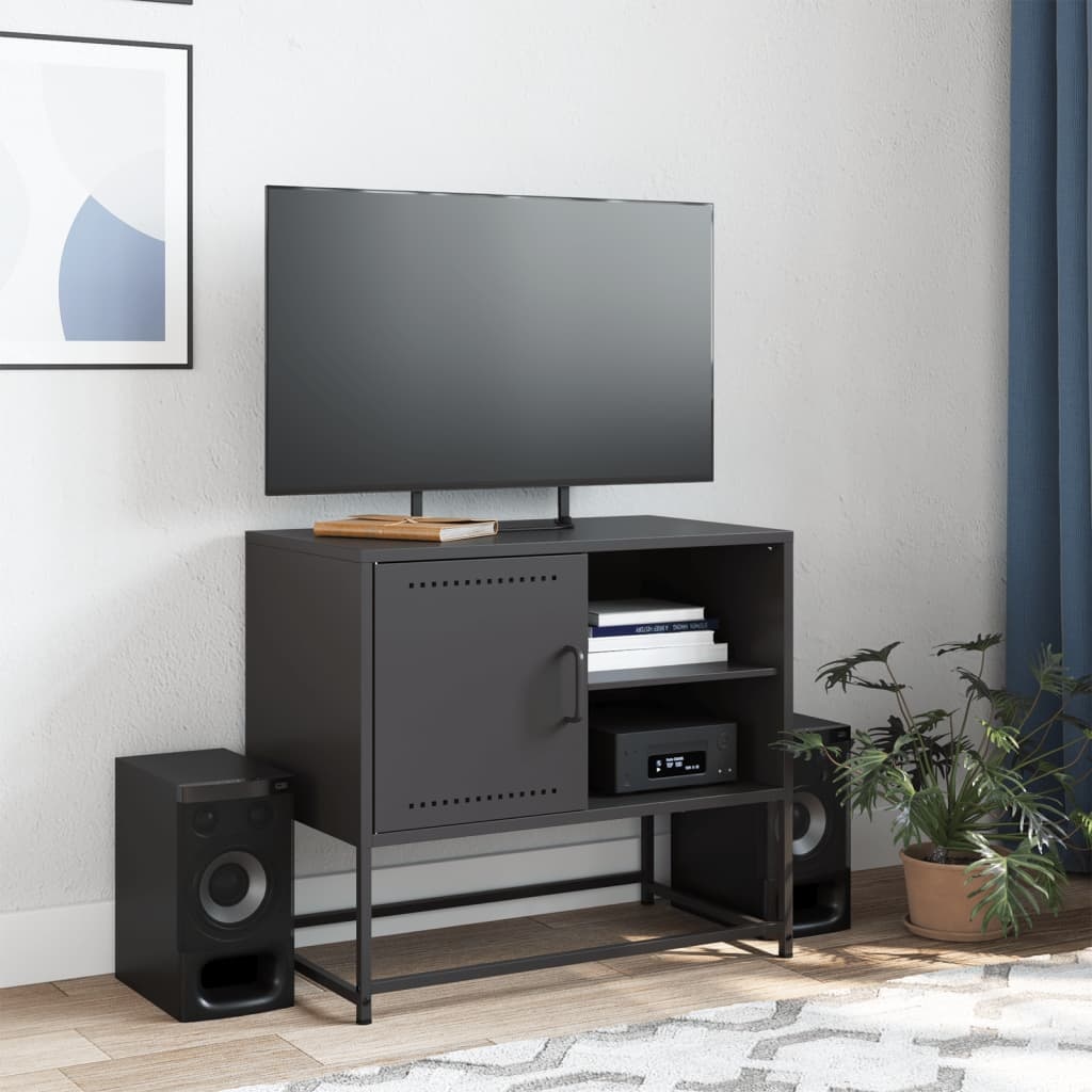 VidaXL Hoge kast 100,5x39x107 cm staal olijfgroen