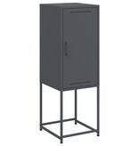 VidaXL Hoge kast 36x39x107 cm staal antracietkleurig