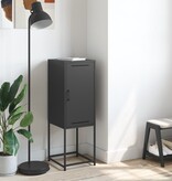 VidaXL Hoge kast 36x39x107 cm staal zwart