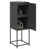 VidaXL Hoge kast 36x39x107 cm staal zwart