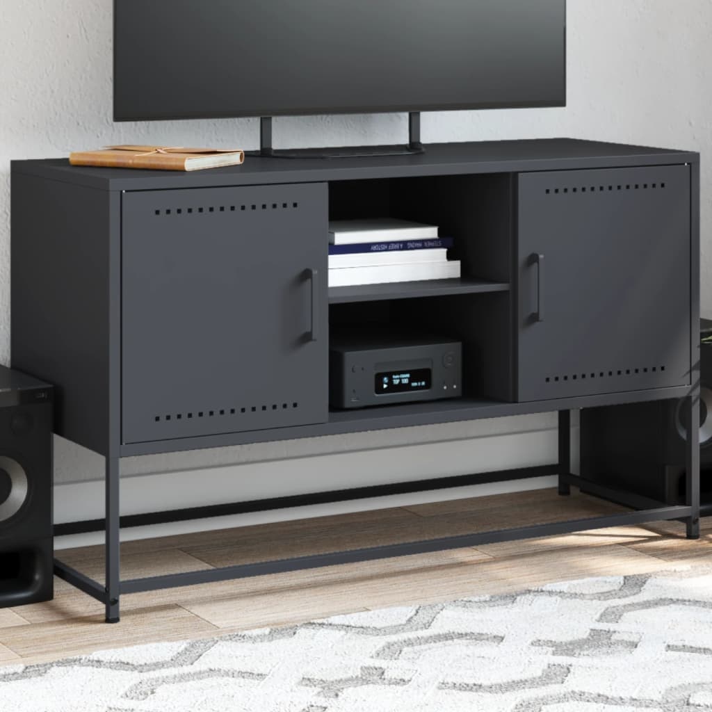 VidaXL Hoge kast 36x39x123 cm staal olijfgroen