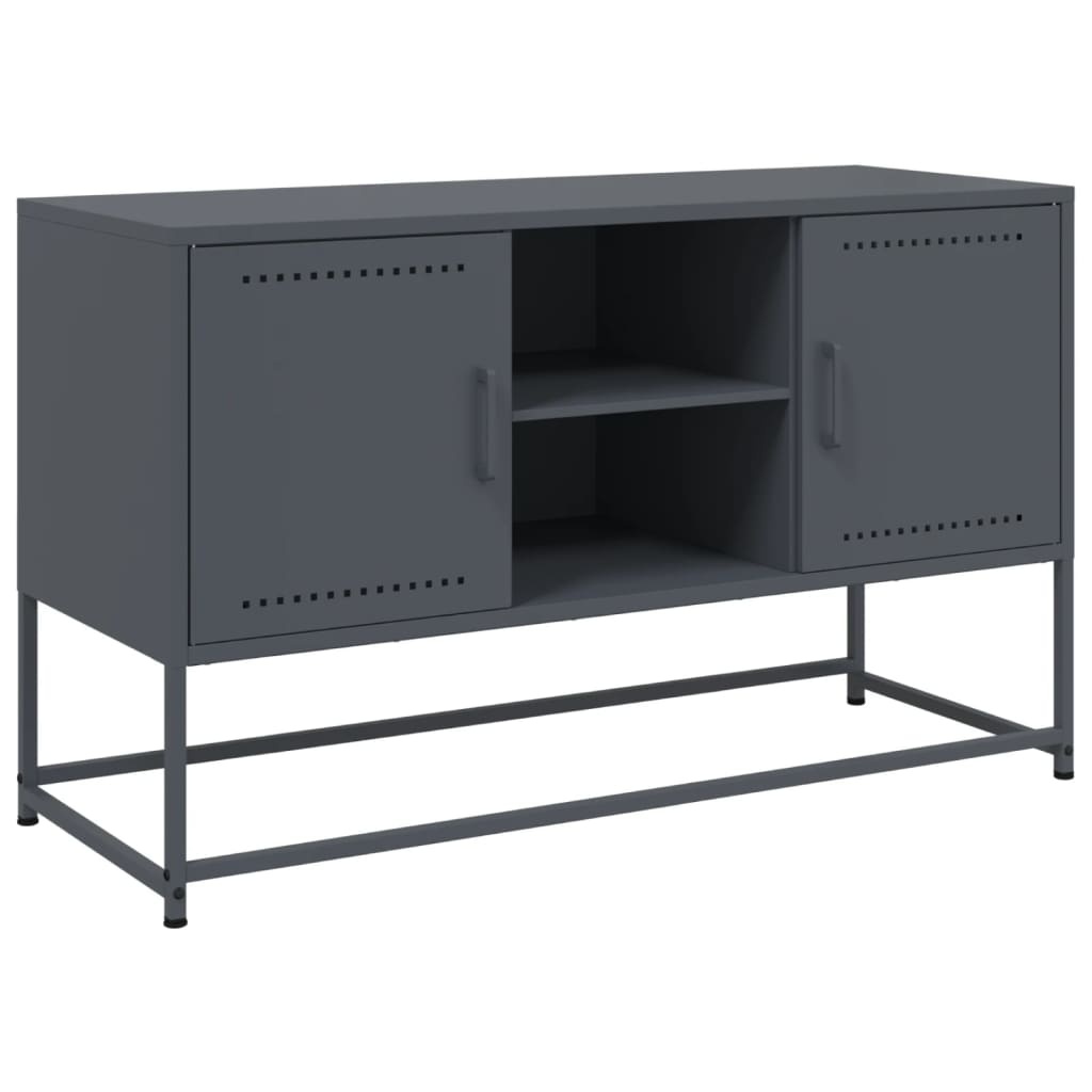 VidaXL Hoge kast 36x39x123 cm staal olijfgroen