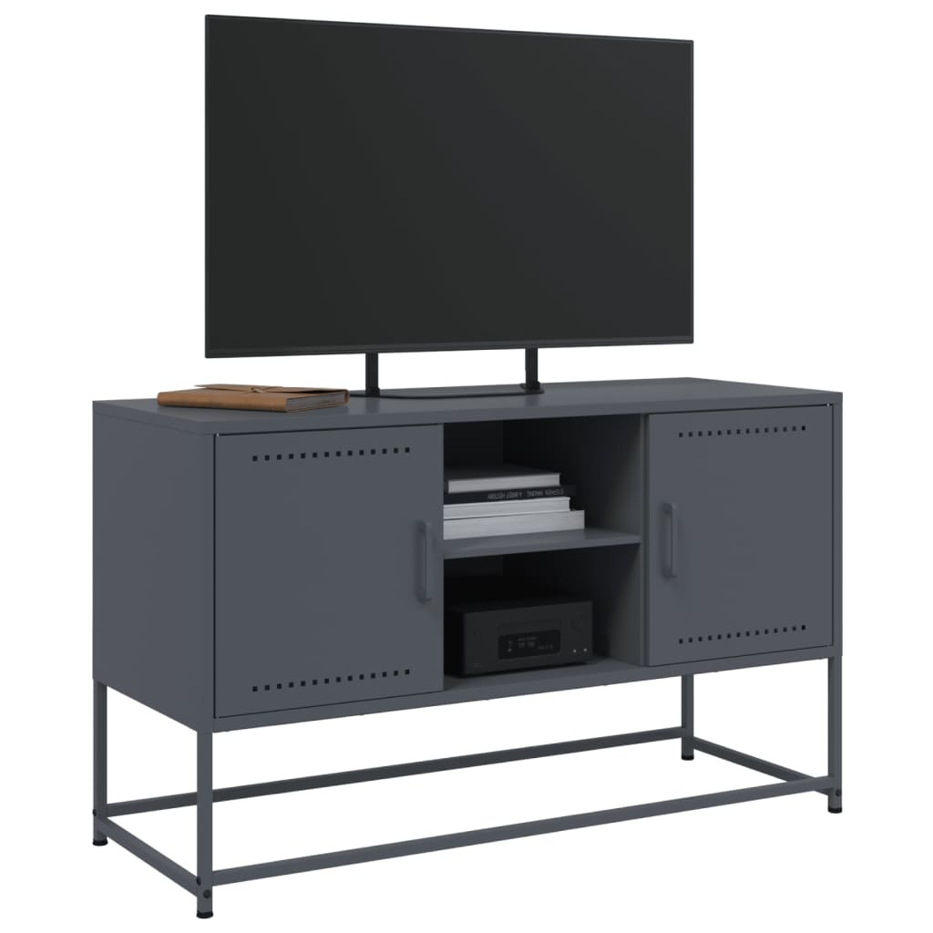 VidaXL Hoge kast 36x39x123 cm staal olijfgroen
