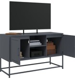 VidaXL Hoge kast 36x39x123 cm staal olijfgroen
