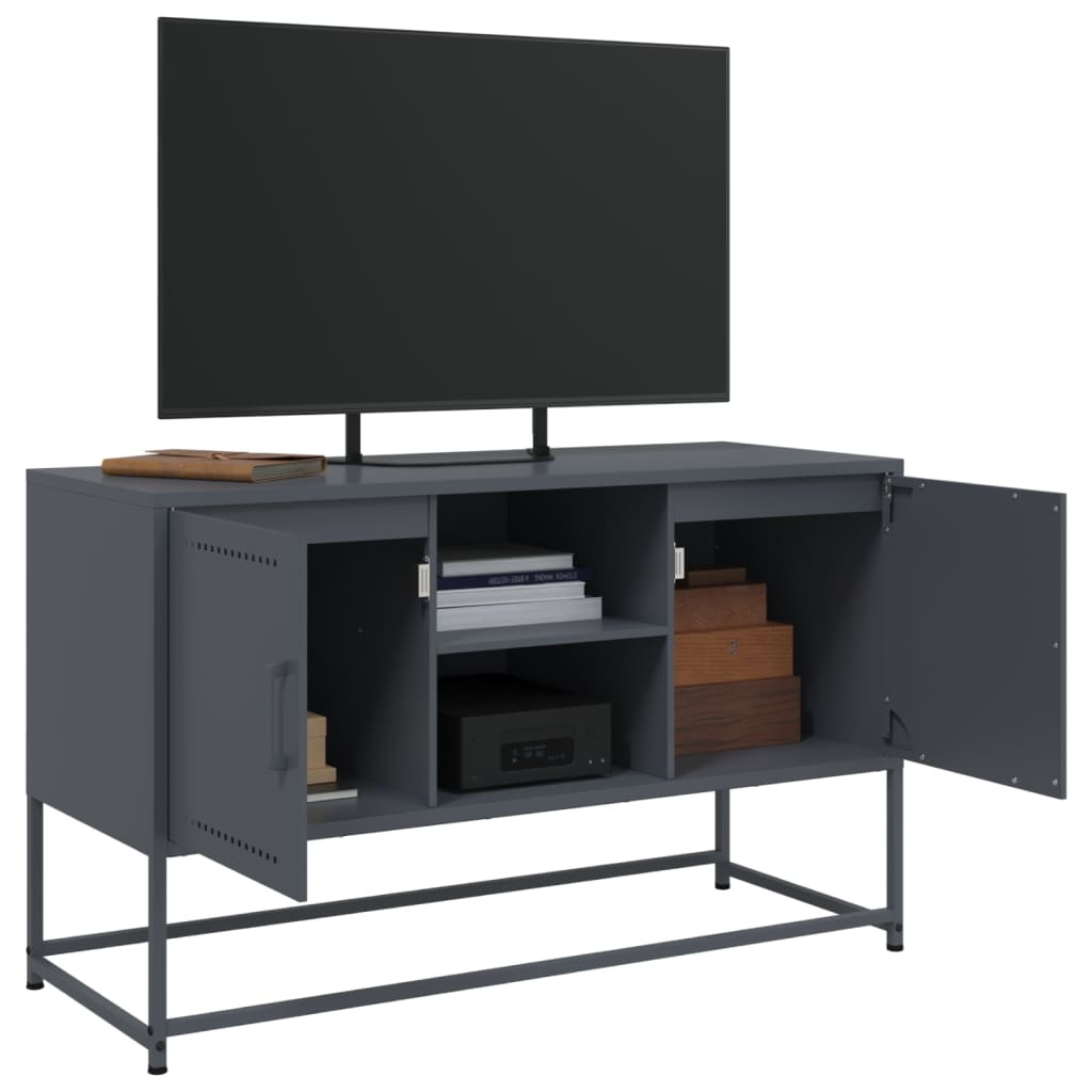 VidaXL Hoge kast 36x39x123 cm staal olijfgroen