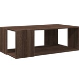 VidaXL Salontafel 89,5x48x30 cm bewerkt hout bruin eikenkleurig