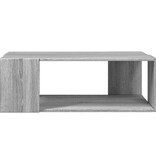 VidaXL Salontafel 89,5x48x30 cm bewerkt hout grijs sonoma eikenkleurig