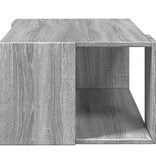VidaXL Salontafel 89,5x48x30 cm bewerkt hout grijs sonoma eikenkleurig