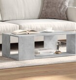 VidaXL Salontafel 89,5x48x30 cm bewerkt hout betongrijs