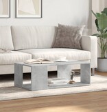 VidaXL Salontafel 89,5x48x30 cm bewerkt hout betongrijs