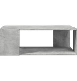 VidaXL Salontafel 89,5x48x30 cm bewerkt hout betongrijs