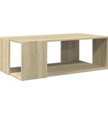 VidaXL Salontafel 89,5x48x30 cm bewerkt hout sonoma eikenkleurig